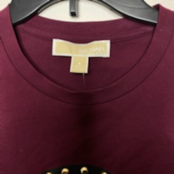 NWT Micheal lord long sleeve dressy mauve color size small - Picture 5 of 9